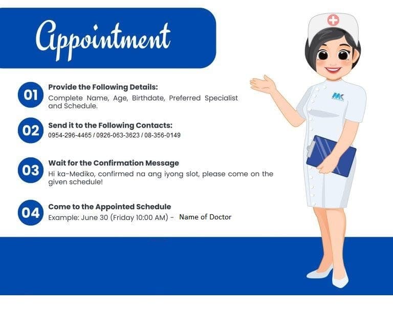 Mediko Kapitolyo appointment process