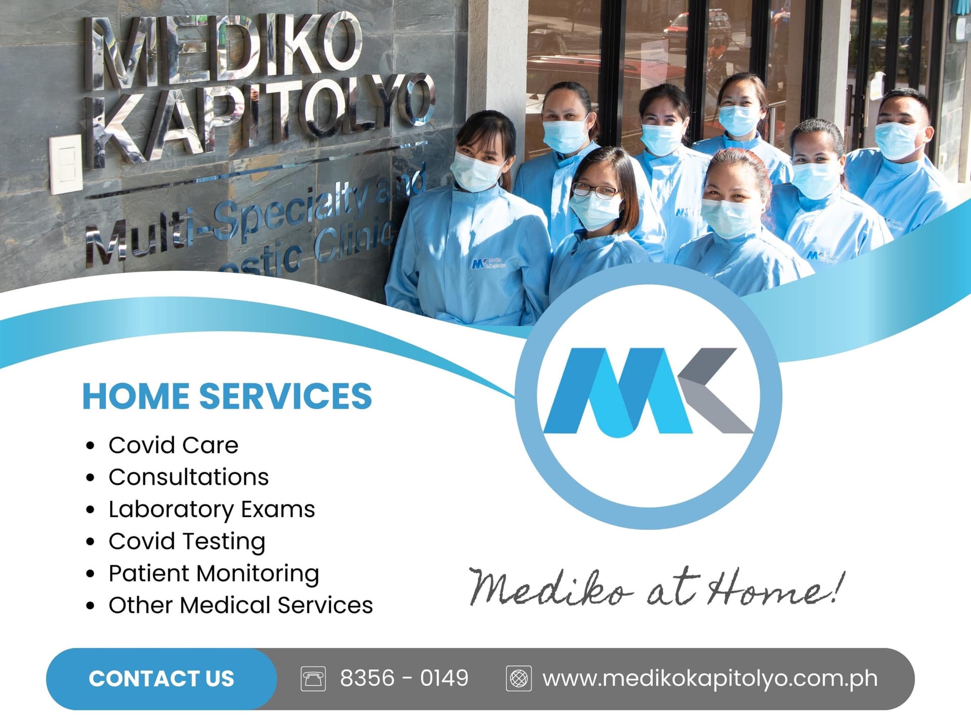 Mediko at Home — Covid care, consultations, laboratory exams, and patient monitoring