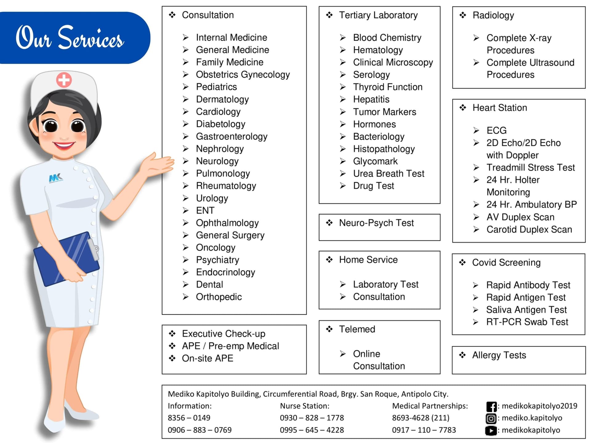 Mediko Kapitolyo services